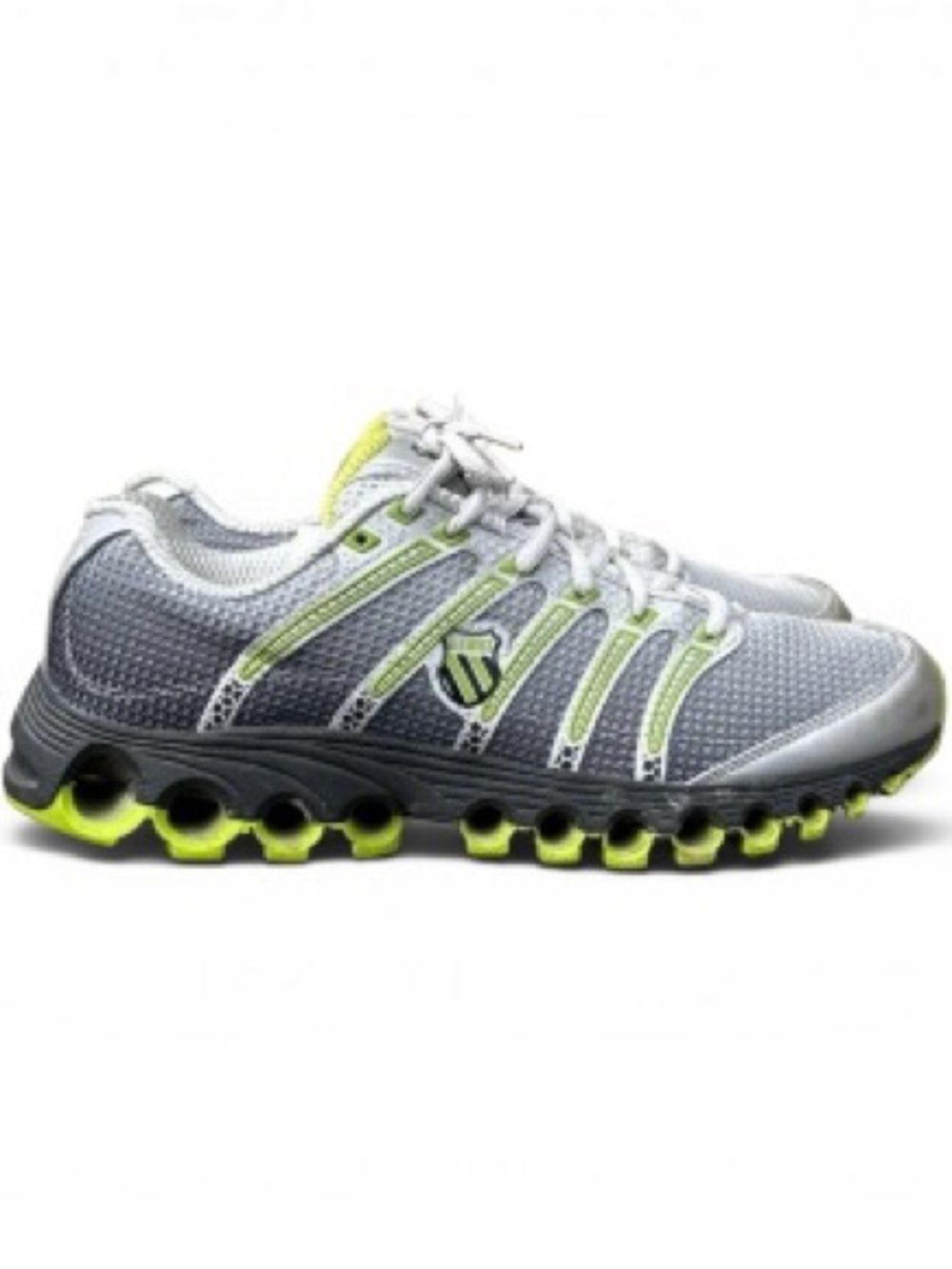 K-Swiss Tubes Run 100 Men’s Running Shoes Grey Lime Green size 9.5
